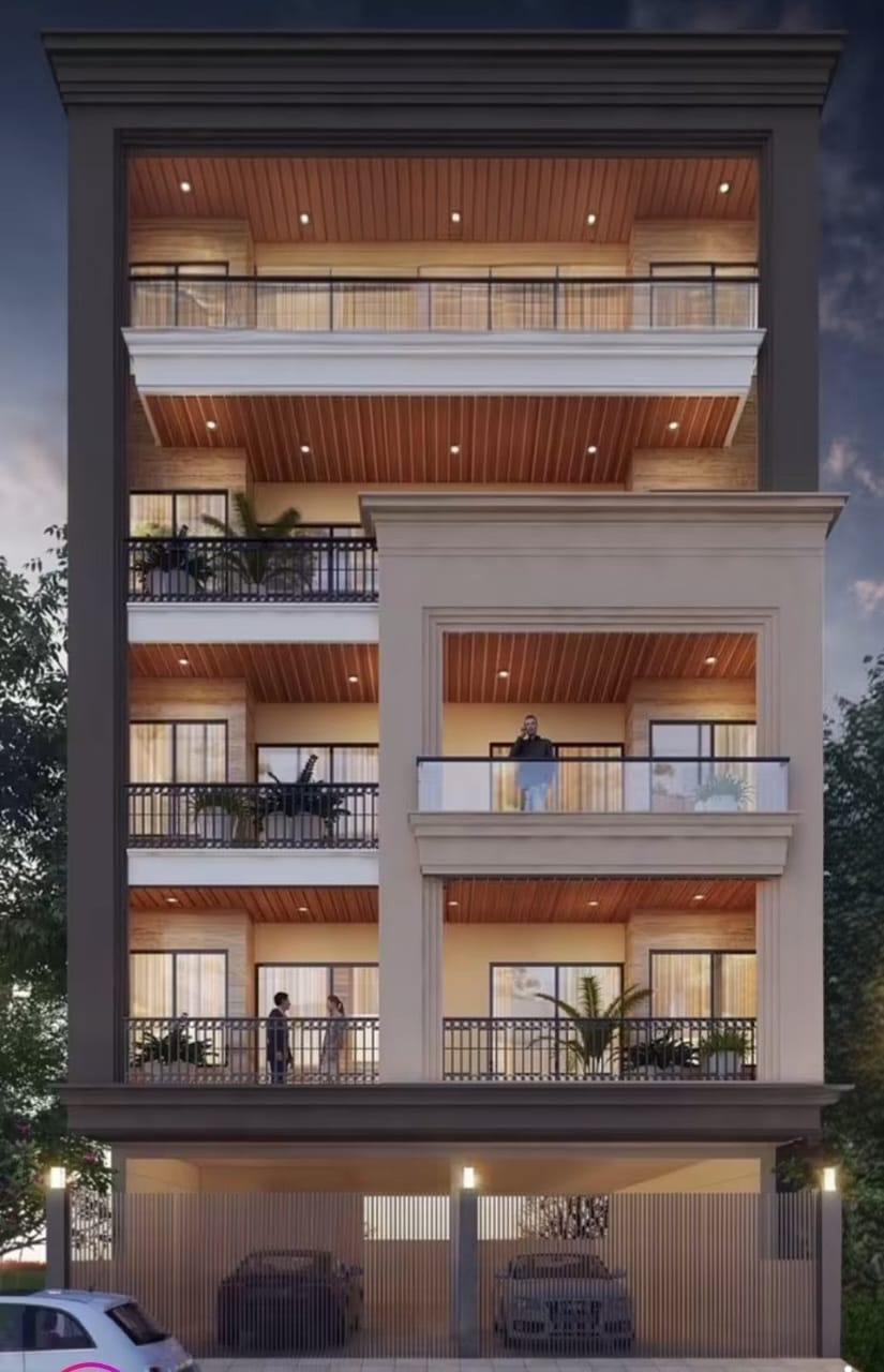 Sukoon Suites front elevation, Raja Garden New Delhi